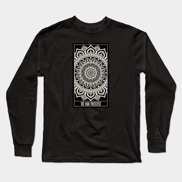 The High Priestess: "Guardian of Intuition" Long Sleeve T-Shirt by caimluart